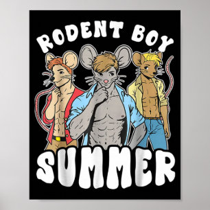 Grappige Rat Liefhebber Citaat Knaagdier Jongen Zo Poster