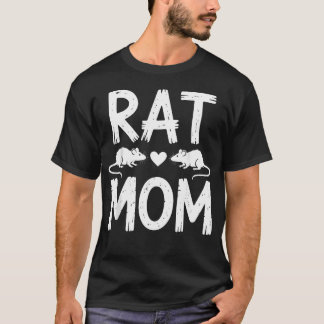 Grappige Rat Voor Vrouwen Meisjes Moeder Knaagdier T-shirt