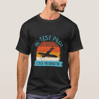 Grappige Rc Testpiloot Afstandsbediening Modelvlie T-shirt