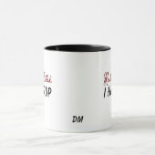 Grappige realiteit genaamd monogram mok (Midden)