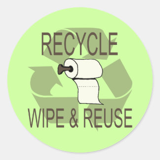 Grappige Recyclen Stickers