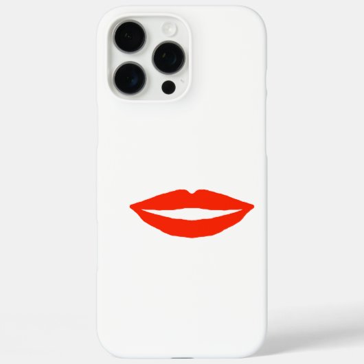 Grappige Red Lips iPhone / iPad case (Achterkant)