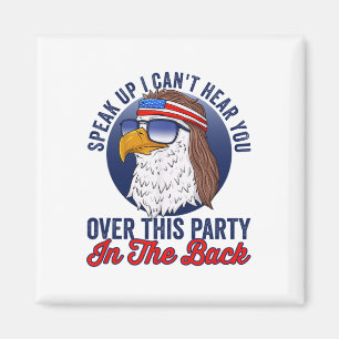 Grappige Redneck 4 juli Amerikaanse vlag Usa Adela Magneet