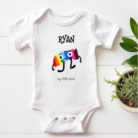 Grappige regenboog romper