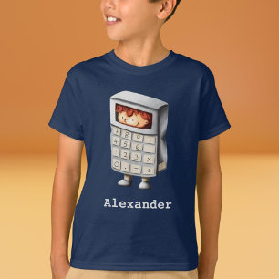 Grappige rekenmachine Kinder Wiskunde T-shirt