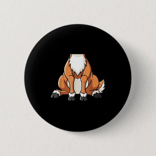 Grappige rendier bruine herten kerst xmas dier ronde button 5,7 cm