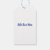 Grappige rendier gluurde Kerstmis meme Cadeaulabel (Achterkant)