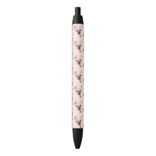 Grappige rendier gluurde Kerstmis meme Zwarte Inkt Pen