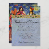 Grappige repetitie diner uitnodiging (Voorkant / Achterkant)