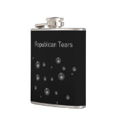 Grappige Republikeinse Tears Flask Heupfles (Links)