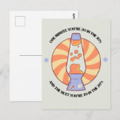 Grappige Retro 70'er jaren  Briefkaart (Voorkant / Achterkant)