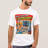 Grappige retro  AI overlor T-shirt (Voorkant)