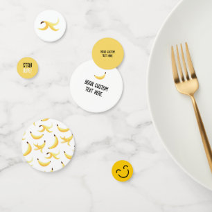 Grappige Retro Banaan Feest Artikelen Grappen Bewe Confetti