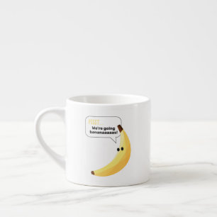 Grappige Retro Banaan Feest Artikelen Grappen Bewe Espresso Kop