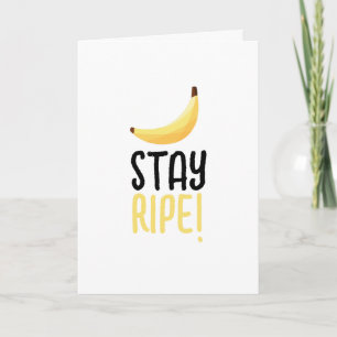 Grappige Retro Banaan Feest Artikelen Grappen Bewe Feestdagen Kaart