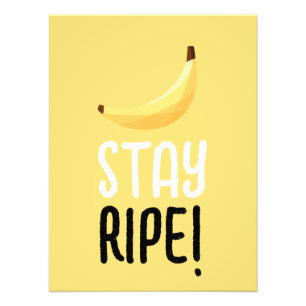 Grappige Retro Banaan Feest Artikelen Grappen Bewe Foto Afdruk