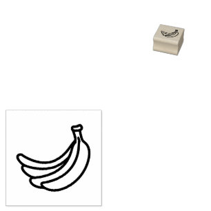 Grappige Retro Banaan Feest Artikelen Grappen Bewe Rubberstempel
