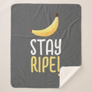 Grappige Retro Banaan Feest Artikelen Grappen Bewe Sherpa Deken