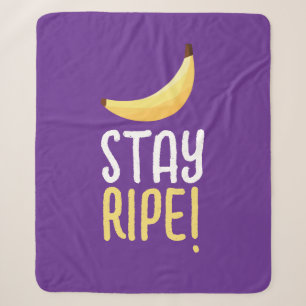 Grappige Retro Banaan Feest Artikelen Grappen Bewe Sherpa Deken