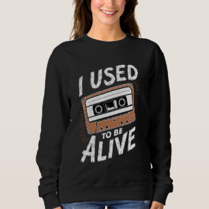 Grappige Retro Cassettebandje Music Lover Vintage Trui