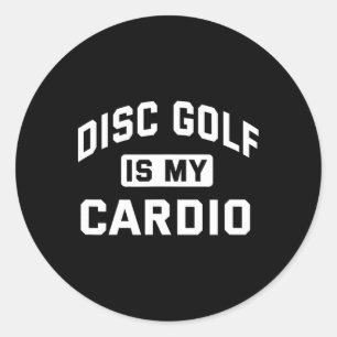 Grappige Retro Disc En Disk Golf Ultimate Frisbee Ronde Sticker