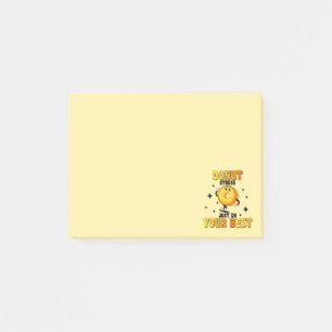 Grappige Retro Donut motivatie citaat Post-it® Notes