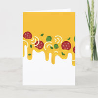 Grappige Retro Druppelende Pizza Kaas Keto Feest