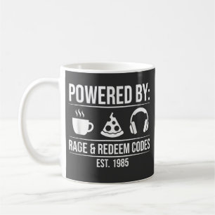 Grappige Retro Esthetiek: Aangedreven door Woede,  Koffiemok