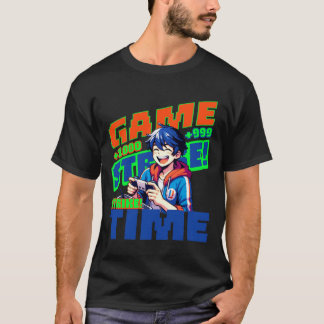 Grappige Retro Game Tijd Heren T-shirts Strike