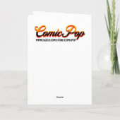 Grappige retro gelukkige verjaardag kaart (Achterkant)