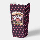 Grappige Retro Ghost Halloween gunstbox Bedankdoosjes (Voorkant)