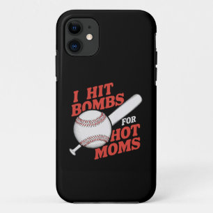 Grappige Retro Honkbal Ik Sla Bombardementen Voor  iPhone 11 Hoesje