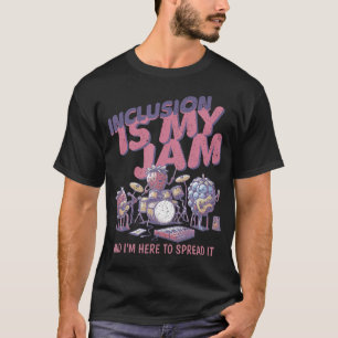 Grappige Retro Inclusie Is Mijn Ding Neurodivergen T-shirt