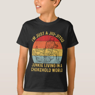 Grappige Retro Jiu Jitsu Voor Mannen Vrouwen Brazi T-shirt