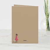 Grappige retro  kaart (Achterkant)