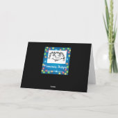 Grappige retro kerst Kaart (Achterkant)