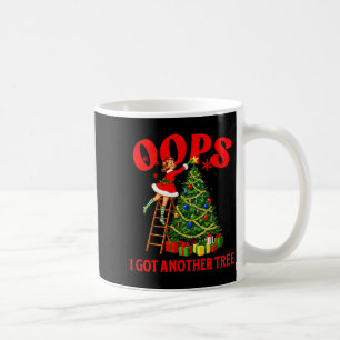 Grappige Retro Kerstmis Oeps Ik Heb Nog Een Boom P Koffiemok