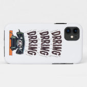 Grappige  retro oude klassieke telefoon rinkelen Case-Mate iPhone case (Achterkant (horizontaal))