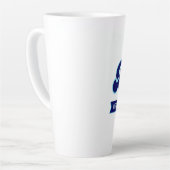 Grappige retro papa - Koffie is mijn enige hoop bl Latte Mok (Linkerhoek)