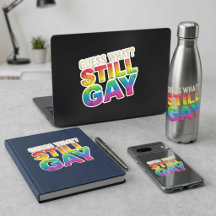 Grappige Retro Regenboog Raad eens? Nog steeds Gay