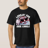 Grappige Retro Sinterklaas Koekje Vuile Kerstmis T-shirt (Voorkant)