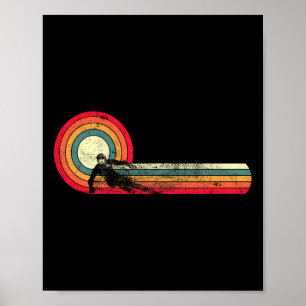 Grappige Retro Ski Vintage Jaren 80 90 Skiën Berga Poster