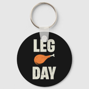 Grappige Retro Thanksgiving Day Turkey Day Kippens Sleutelhanger