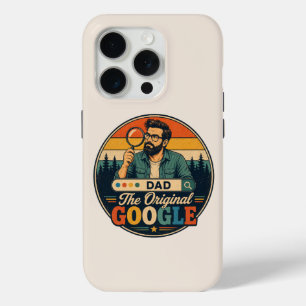 Grappige Retro Vaderdag iPhone Hoes