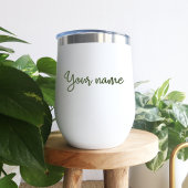 Grappige retro vrouw Stemless