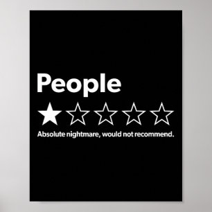 Grappige Review mensen absoluut zou niet aanraden Poster