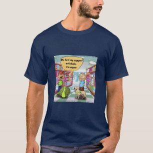 Grappige Rick London Steun Artisjok Strips T-shirt