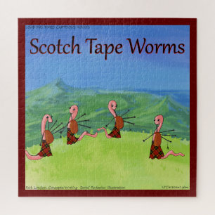 Grappige Rick London Worms uit Schotland Legpuzzel