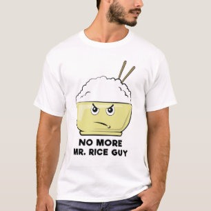 Grappige Rijst Ontwerp T-shirt