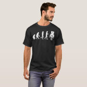 Grappige Robotic Machine Learning AI Evolution Rob T-shirt (Voorkant volledig)